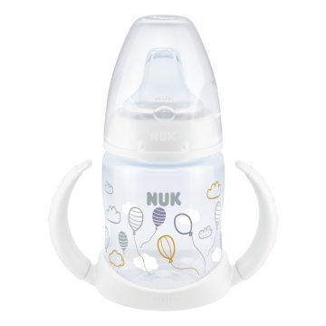   NUK First Choice tanulópohár 150ml Temperature Control 6-18 hó - fehér