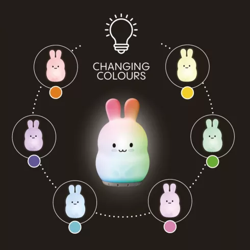 Zopa Szilikon LED lámpa M-es - Owl