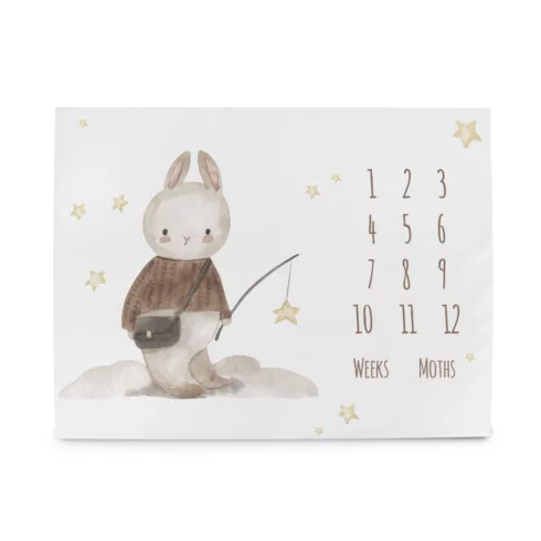 Ceba Baby Milestone mérföldkő alátét fotózáshoz 92x72 cm - Basic Dreamer