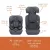 Zopa Alfa i-Size Isofix
gyerekülés 76-150cm - Black