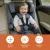 Zopa Alfa i-Size Isofix
gyerekülés 76-150cm - Black