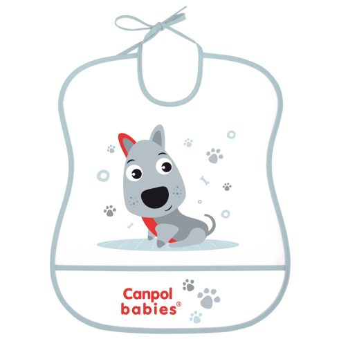 Canpol babies  műanyag előke - kutyus