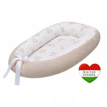 Scamp Velvet babafészek - Light Brown Bear