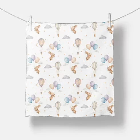 Bocioland Extra puha textil pelenka 3 db  - bézs