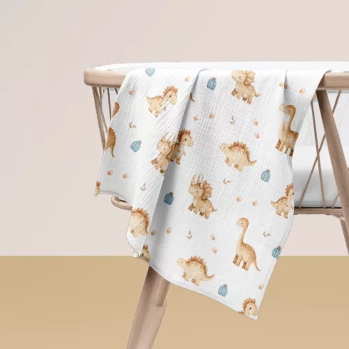 Bocioland Extra puha textil pelenka 3 db  - kék