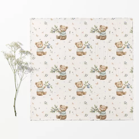Bocioland Extra puha textil pelenka  3 db  - zöld