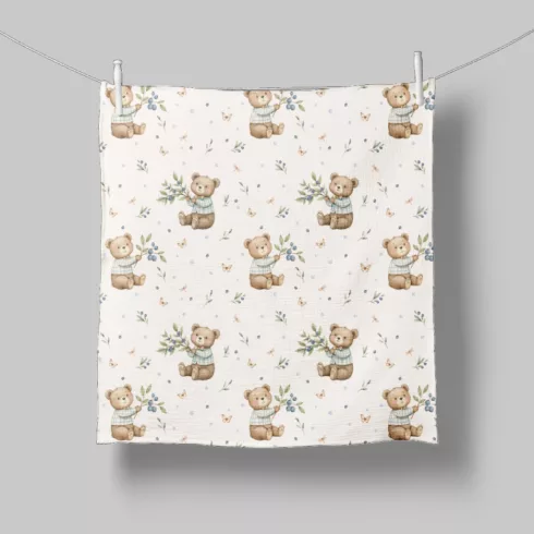 Bocioland Extra puha textil pelenka  3 db  - zöld