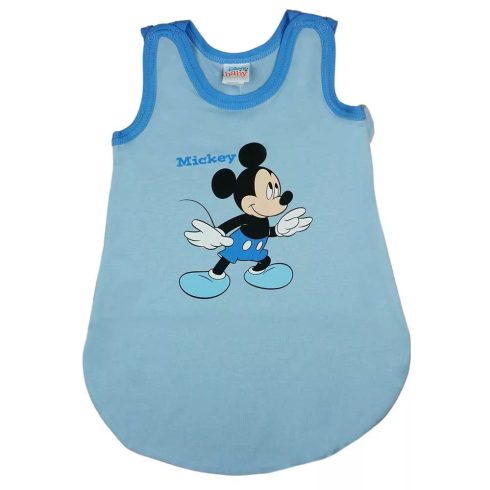 Ujjatlan vékony nyári hálózsák Mickey egér mintával kék 1 TOG (56)