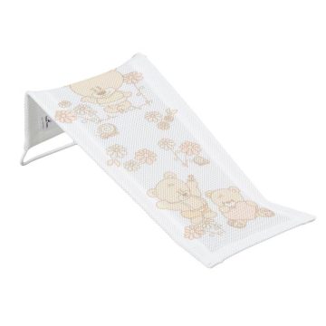 Textil babatartó kádba - maci (fehér)