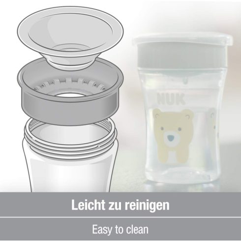 NUK MAGIC CUP varázslatos pohár 230ml - cica