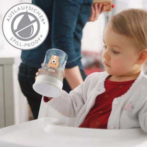 NUK MAGIC CUP varázslatos pohár 230ml - rózsaszín rák 