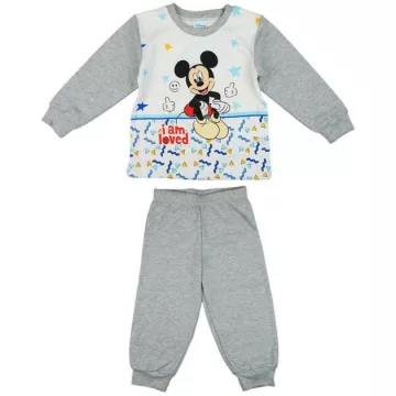 Disney Mickey fiú pizsama szürke (104)