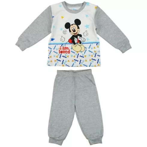 Disney Mickey fiú pizsama szürke (104)