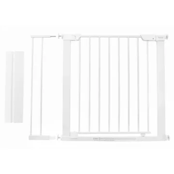 Zopa biztonsági rács toldalékkal 75-93 cm - fehér