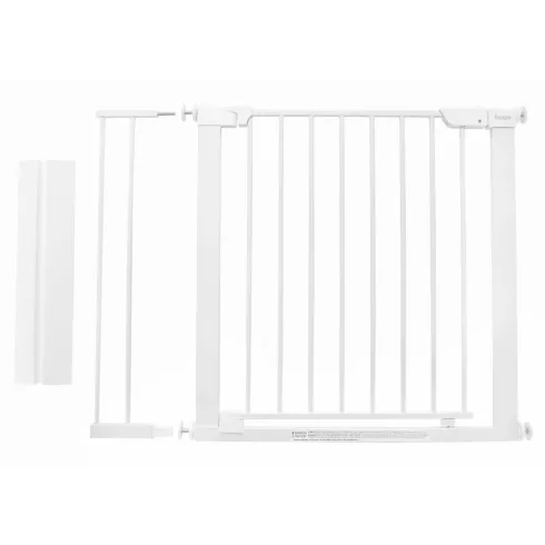 Zopa biztonsági rács toldalékkal 75-93 cm - fehér