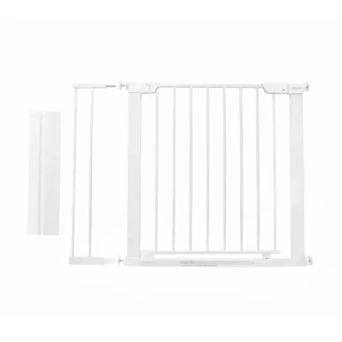 Zopa biztonsági rács toldalékkal 75-93 cm - fehér