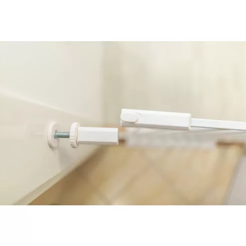 Zopa biztonsági rács toldalékkal 75-93 cm - fehér