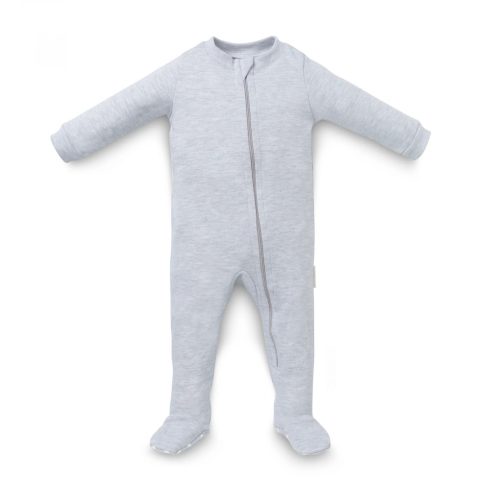 Kenguru Gold Pamut talpas pizsama (62-68) - szürke 