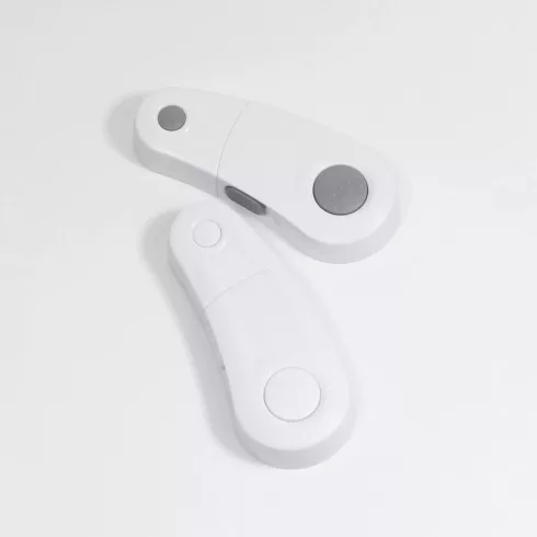 Zopa szekrényzár 2db - White/Grey