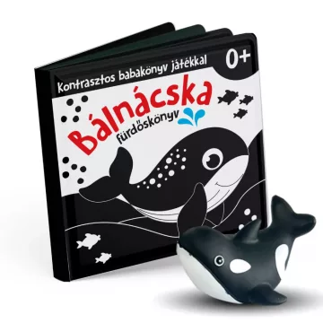 Bálnácska - kontrasztos fürdőskönyv játékkal 0+ 