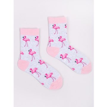 Yo! zokni 23/26 - pink flamingók