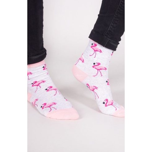 Yo! zokni 23/26 - pink flamingók
