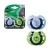 Tommee Tippee Fun Friends játszócumi 0-6 hó 2 db - kék/zöld