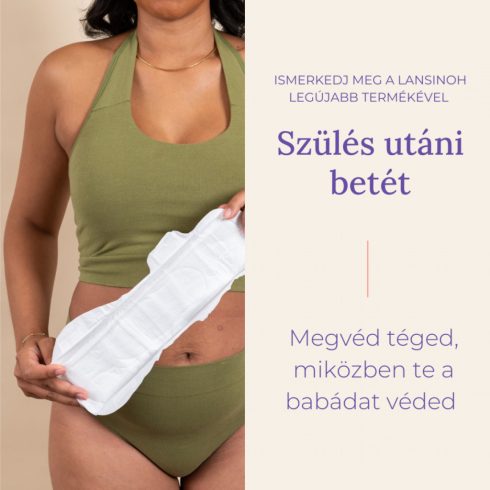 Lansinoh Extra nedvszívó szülés utáni betét – 0-2 hét – egyesével csomagolt, 10 db