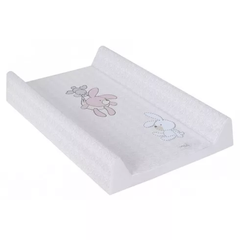 Ceba Baby merev pelenkázó lap 50*70 cm Comfort - Bunnies grey