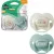 Tommee Tippee Anytime 2 db-os játszócumi 6-18 m - ekrü/menta