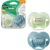 Tommee Tippee Anytime 2 db-os játszócumi 6-18 m - zöld