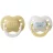   Tommee Tippee Ultimate Fit játszócumi 0-6 hó 2 db - mustársárga/beige kutyus