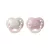 Tommee Tippee Ultimate Fit játszócumi 0-6 hó 2 db - beige/pink cica