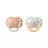   Tommee Tippee Ultimate Fit játszócumi 0-6 hó 2 db - barack/beige kutyus
