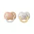 Tommee Tippee Ultimate Fit játszócumi 0-6 hó 2 db - barack/beige kutyus
