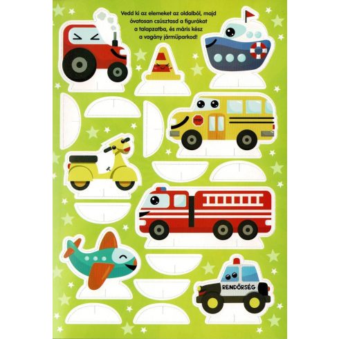 Varázslatos matricák - Mókás járművek 