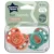 Tommee Tippee Fun Friends játszócumi 18-36 hó 2 db - bordó/zöld 