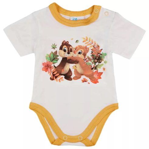 Rövid ujjú baba body Chip és Dale mintával (80) 