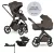 EASYWALKER Zoey 4in1 multifunkciós babakocsi Chestnut Brown + CBX By CYBEX Aton B2 i-Size + bázis