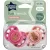 Tommee Tippee Fun Friends játszócumi 18-36 hó 2 db - pink/rózsaszín
