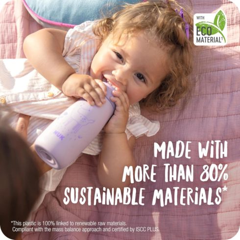 NUK Mini-Me Flip 450ml Sport kulacs 12hó+ Rózsaszín 