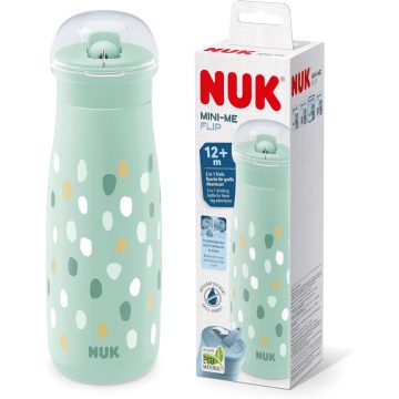NUK Mini-Me Flip 450ml Sport kulacs 12hó+ Zöld