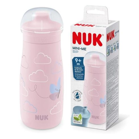 NUK Mini-Me Sip 300ml itatópohár 9hó+ Rózsaszín 