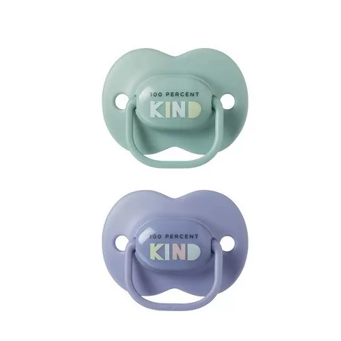 Tommee Tippee Anytime 2 db-os játszócumi 18-36 m - lila/zöld