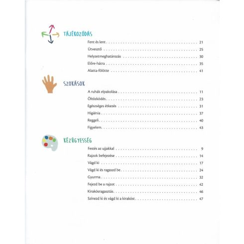 Készülünk az iskolára - 3-4 éveseknek
