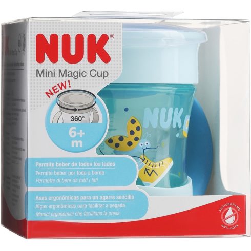 NUK Mini Magic Cup 6+ varázslatos pohár 160ml - világoskék 