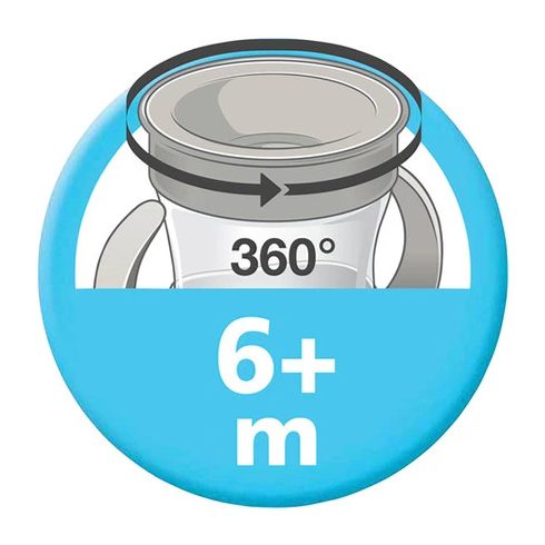 NUK Mini Magic Cup 6+ varázslatos pohár 160ml - zöld