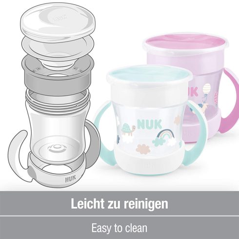NUK Mini Magic Cup 6+ varázslatos pohár 160ml - zöld