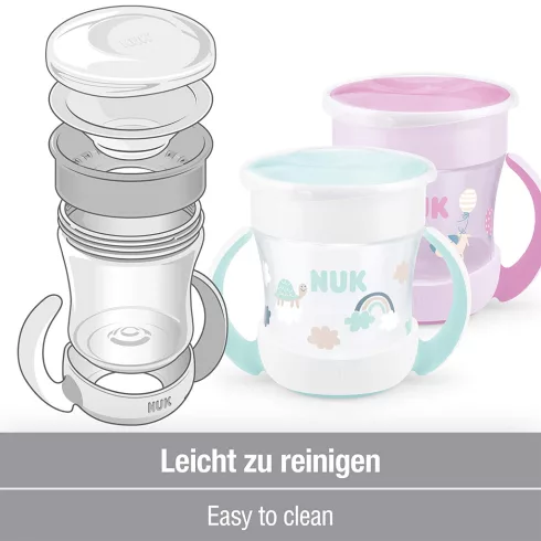 NUK Mini Magic Cup 6+ varázslatos pohár 160ml - zöld