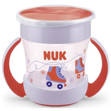 NUK Mini Magic Cup 6+ varázslatos pohár 160ml - lila/piros